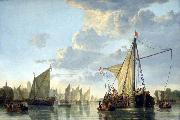 Aelbert Cuyp The Maas at Dordrecht oil painting reproduction